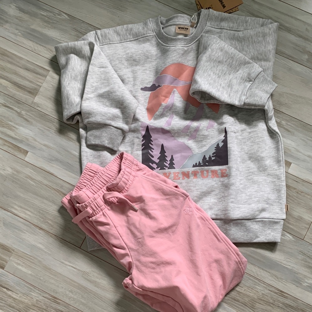 Wheat Kids Sweat set